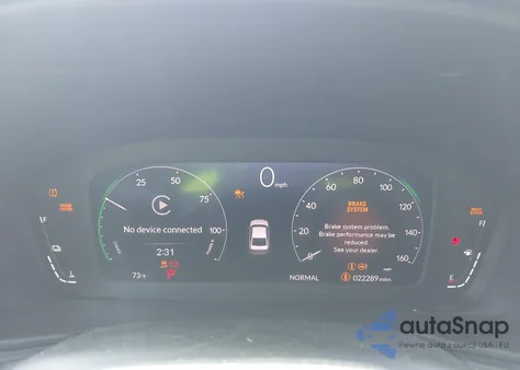 2023 Honda Accord Hybrid Touring z USA, uszkodzony, nr VIN 1HGCY2F82PA029648